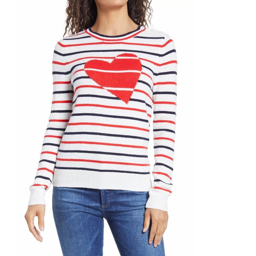 1901 Intarsia Stripe Crewneck Sweater